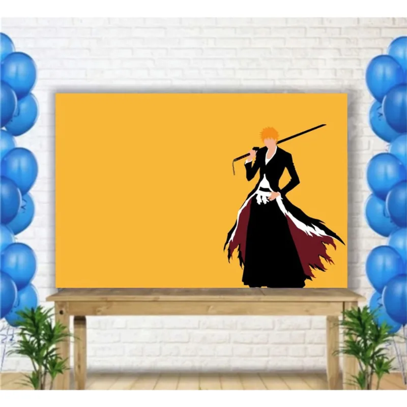 Painel de Festa Anime Bleach Mod15 tam 100cmxcm65