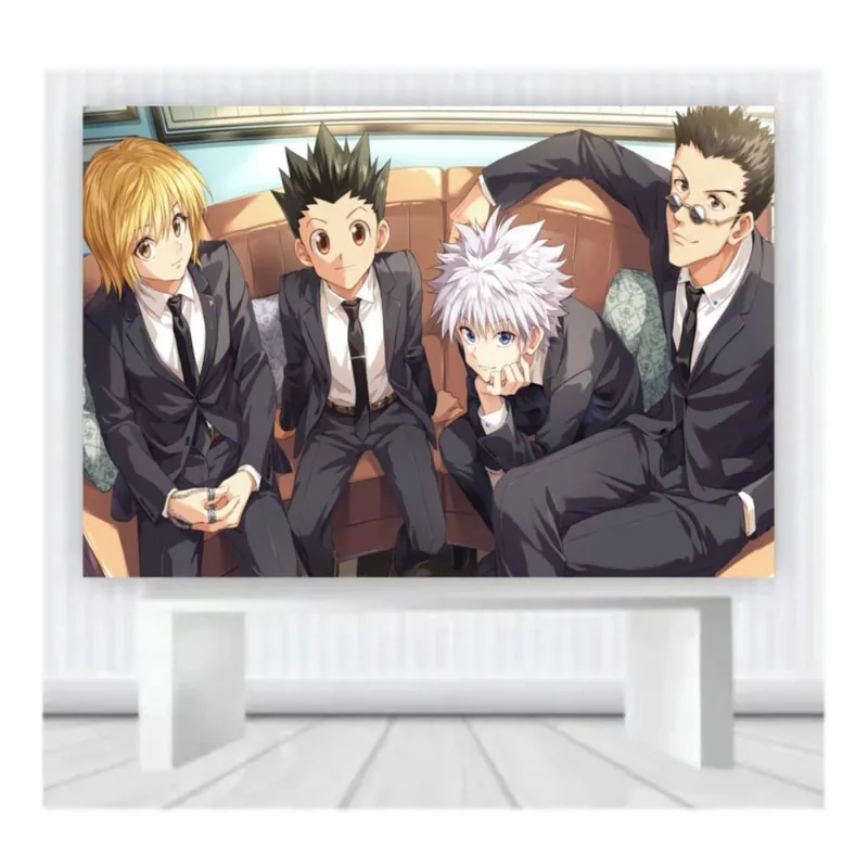 Painel de Festa Anime HunterxHunter Mod 2 tam100cmx65cm
