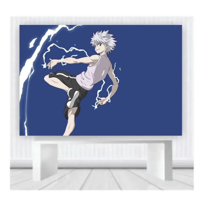 Painel de Festa Anime HunterxHunter Mod11 tam100cmx65cm