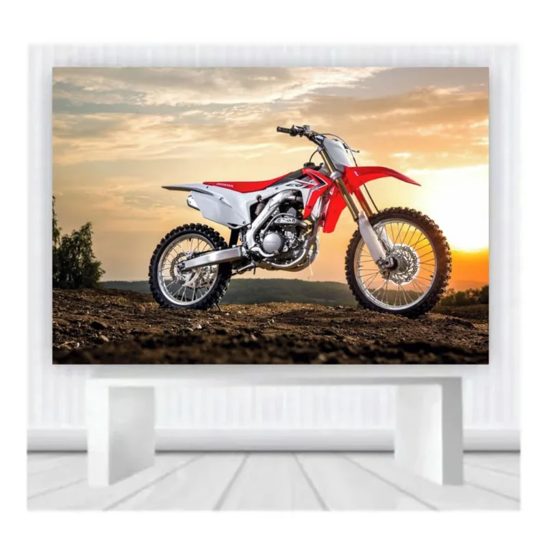 Painel de Festa Infantil Motocross Mod2 tam 100cmx65cm