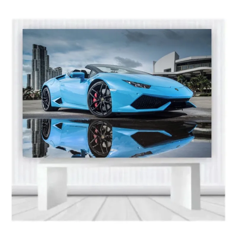 Painel de Festa Infantil Carro Mod2 tam 100cmx65cm