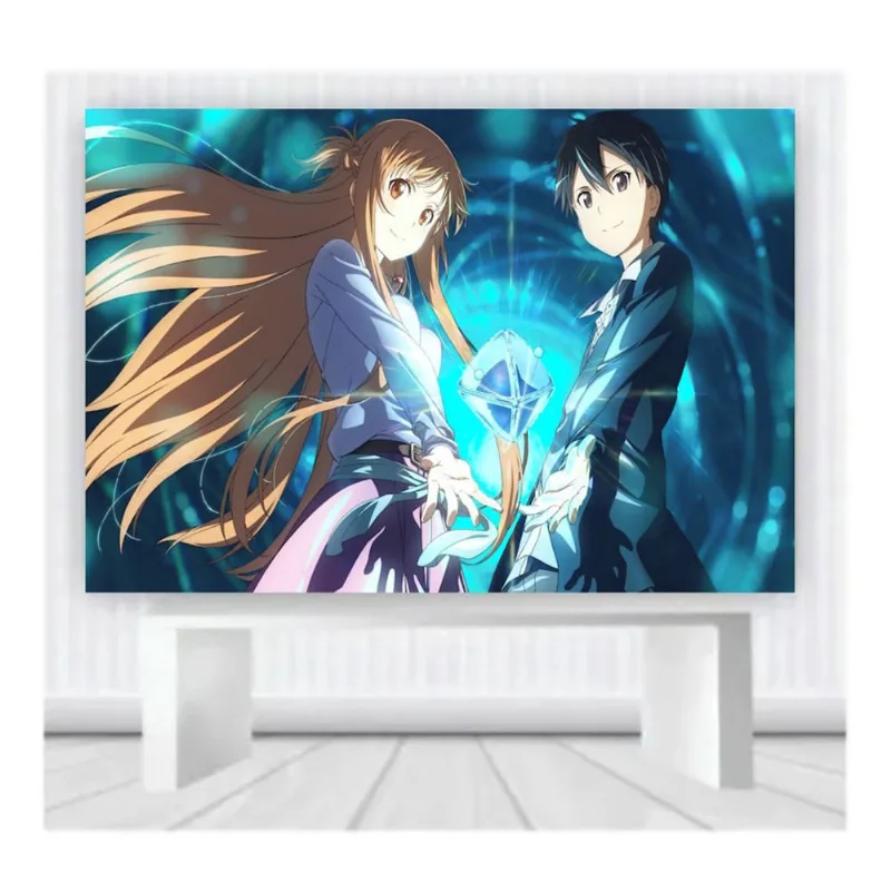 Painel de Festa Sword Art Mod12 tam 2mx1m