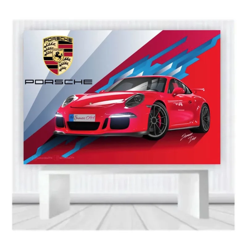 Painel de Festa Infantil Carro Mod4 tam 2mx1m