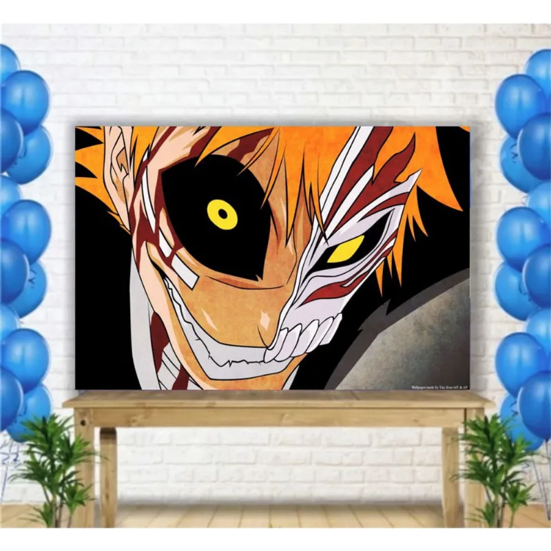 Painel de Festa Anime Bleach Mod3 tam 2mx1m