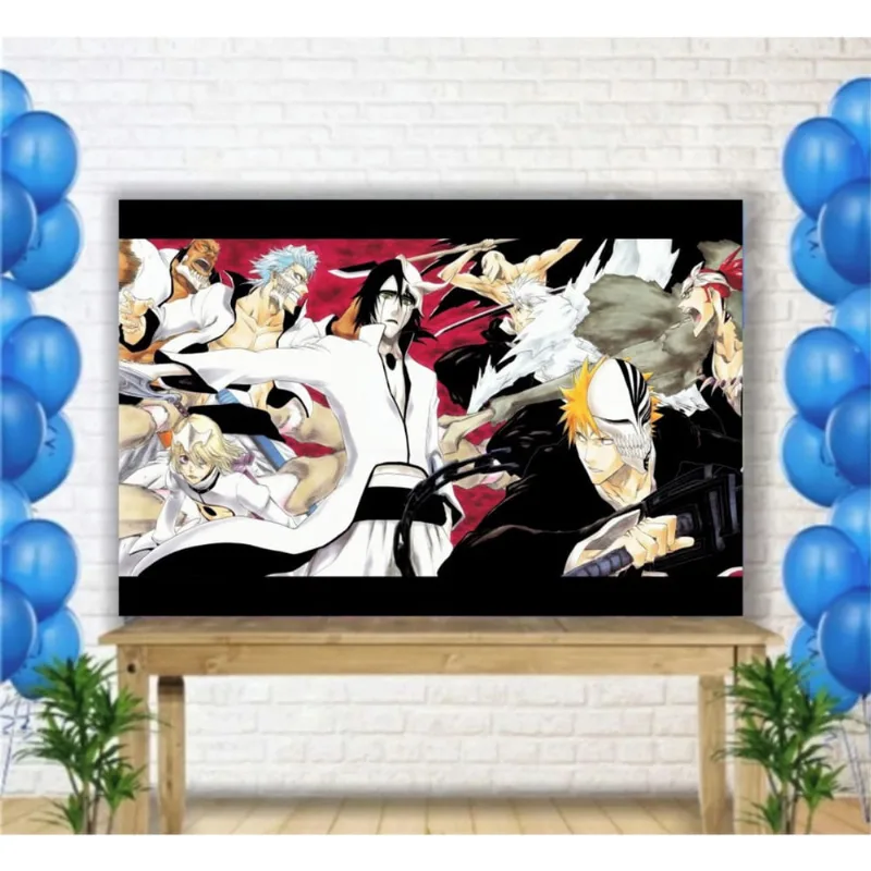 Painel de Festa Anime Bleach Mod6 tam 2mx1m