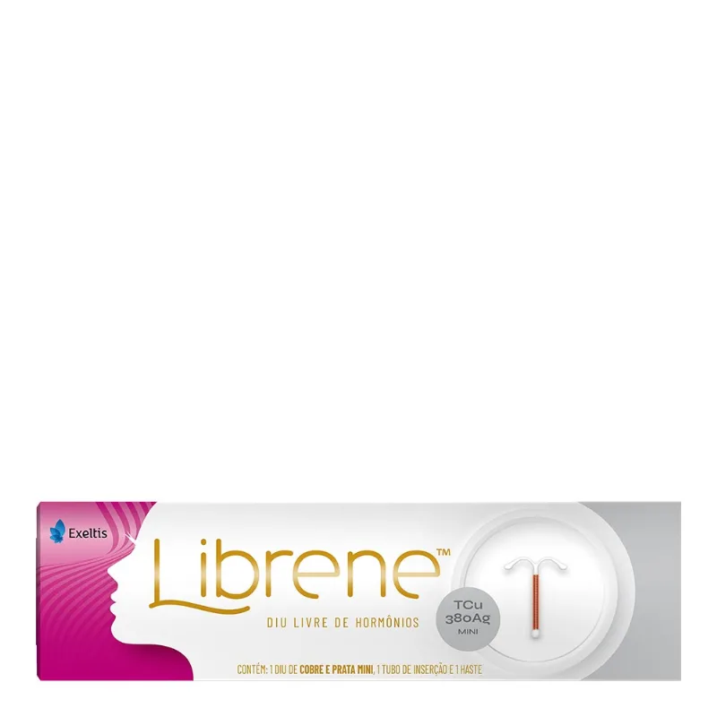 DIU de Cobre e Prata Librene Tcu 380AG Mini 1 Dispositivo + Tudo de inserção + Haste