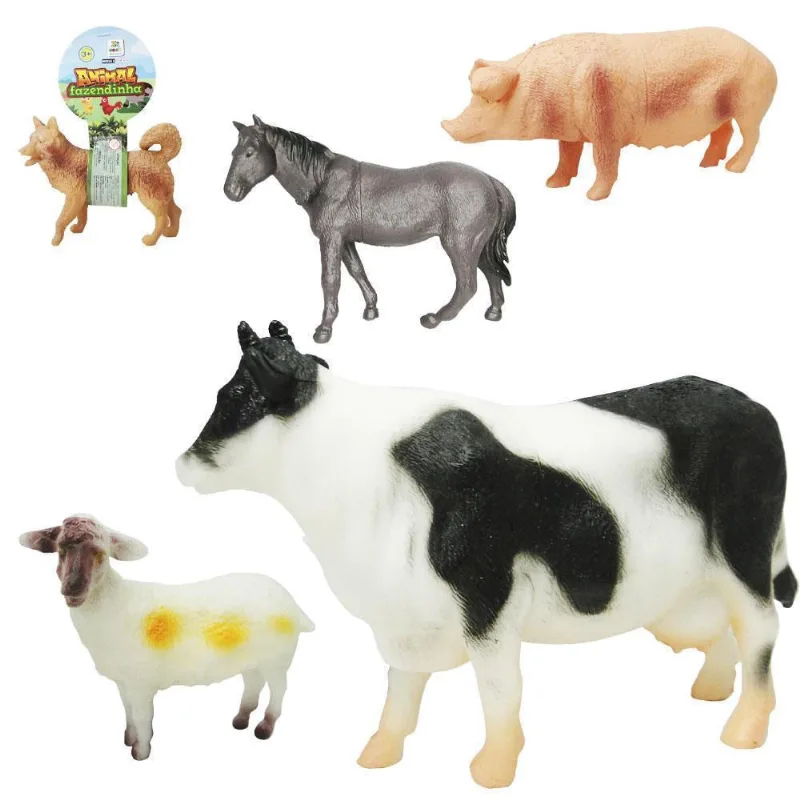 Animal Da Fazenda De Pvc Sortidos