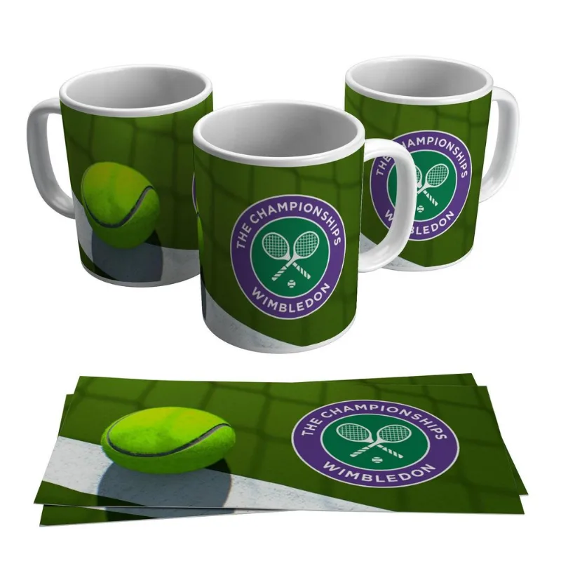 Caneca Wimbledon Grand Slam Torneio Tênis Esporte Londres