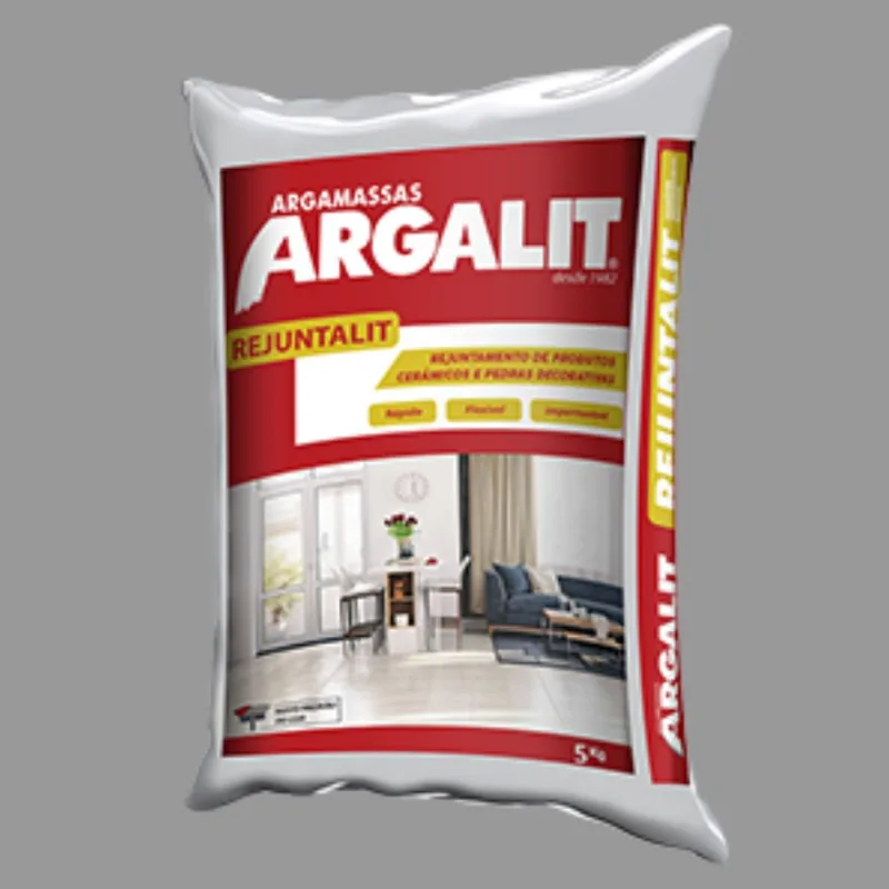 Rejunte Flexível Cerâmica 5kg Argalit Rejuntalit Flexível Cinza Platina 5kg Argalit