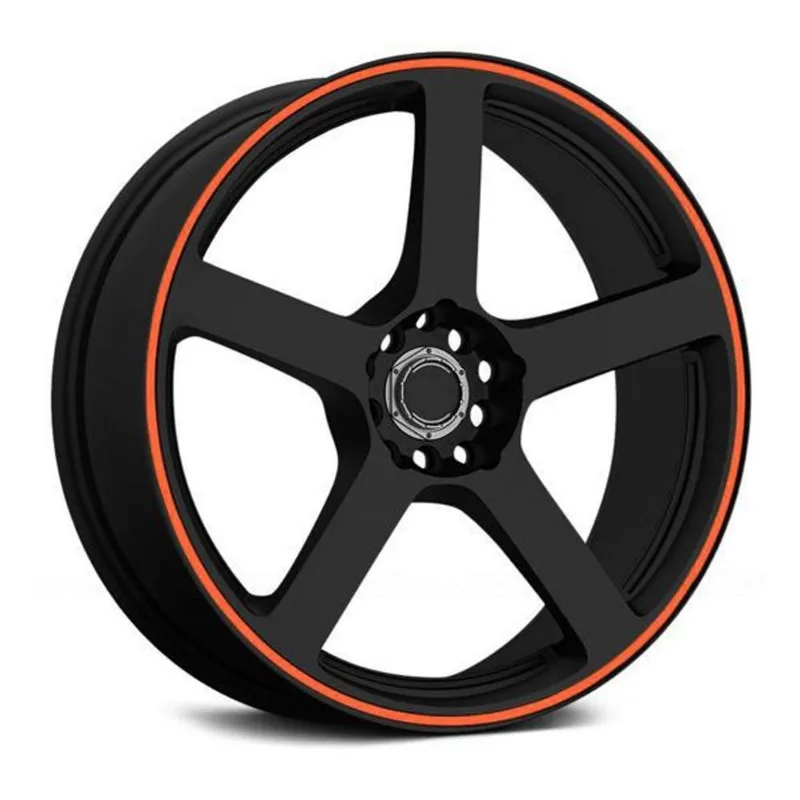 Faixa Refletiva De Roda Para Carro Aro 14 Ao 22 5mm Laranja
