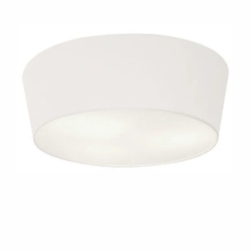 Plafon Cone Md-3004 Cúpula Em Tecido 15/50x40cm Branco - Bivolt