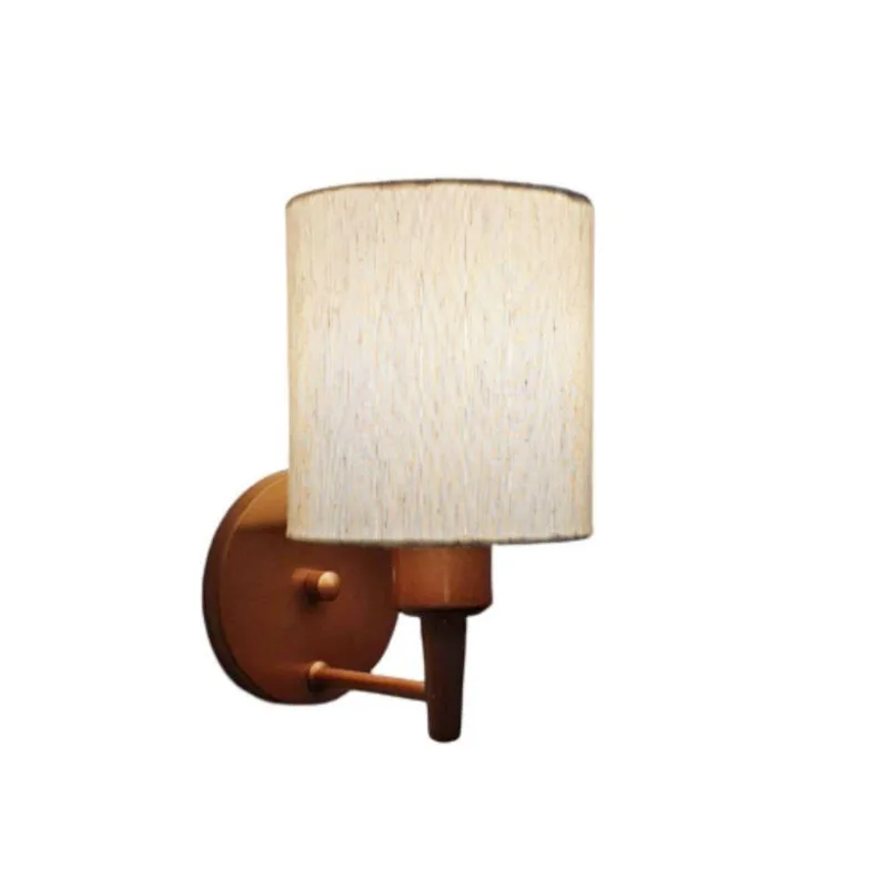Arandela Cilíndrica Vivare Md-2009 Cobre Cúpula Em Tecido - Bivolt Cobre-linho-bege 127/220v