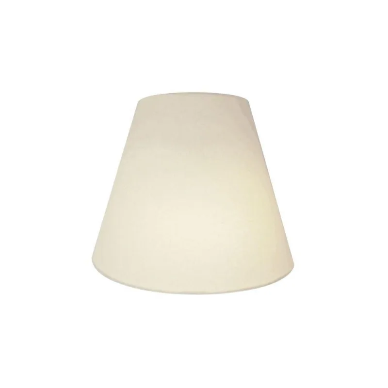 Arandela Retro Cone Vivare Md-2001 Cúpula Em Tecido 25-26x13cm - Bivolt Branco 127-220v