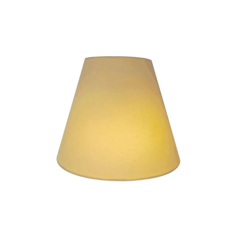Arandela Retro Cone Vivare Md-2001 Cúpula Em Tecido 25-26x13cm - Bivolt Algodão-crú 127-220v