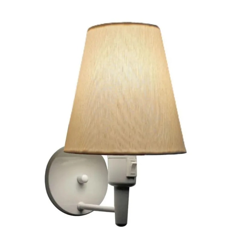 Plafon Quadrado Vivare Md-3001 Cúpula Em Tecido 12/35x35cm - Bivolt Branco-algodão-crú 110v/220v