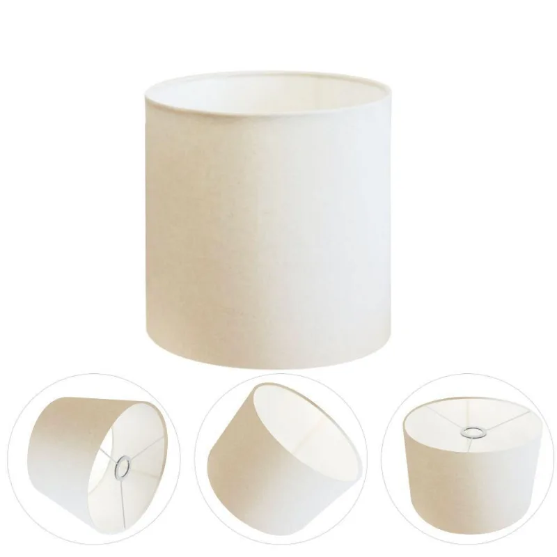Cúpula Abajur E Luminária Cilíndrica Vivare Cp-7009 ø25x20cm - Bocal Nacional Branco