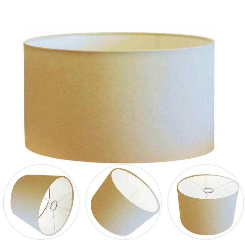 Cúpula para Abajur e Luminária CP-7024 50X25CM Resistente à Maresia Algodão-crú Vivare Brasil