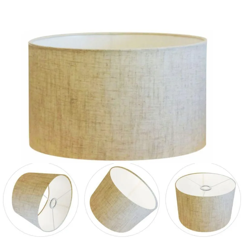 Cúpula para Abajur e Luminária Cilíndrica CP-7024 50X25CM Resistente à Maresia Rustico-bege Vivare