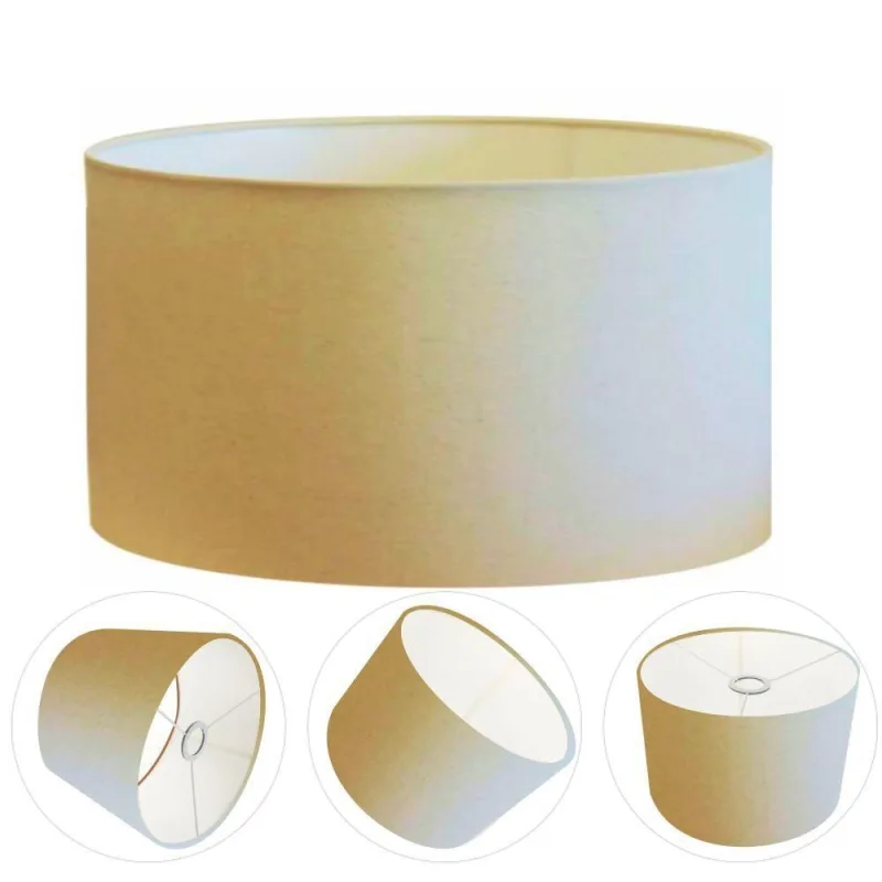 Cúpula para Abajur Cp-7028 Cilíndrica Soquete 3,5CM Algodão Cru Bege Vivare Brasil Iluminação - Vivare Brasil Iluminação - Casa E Construção