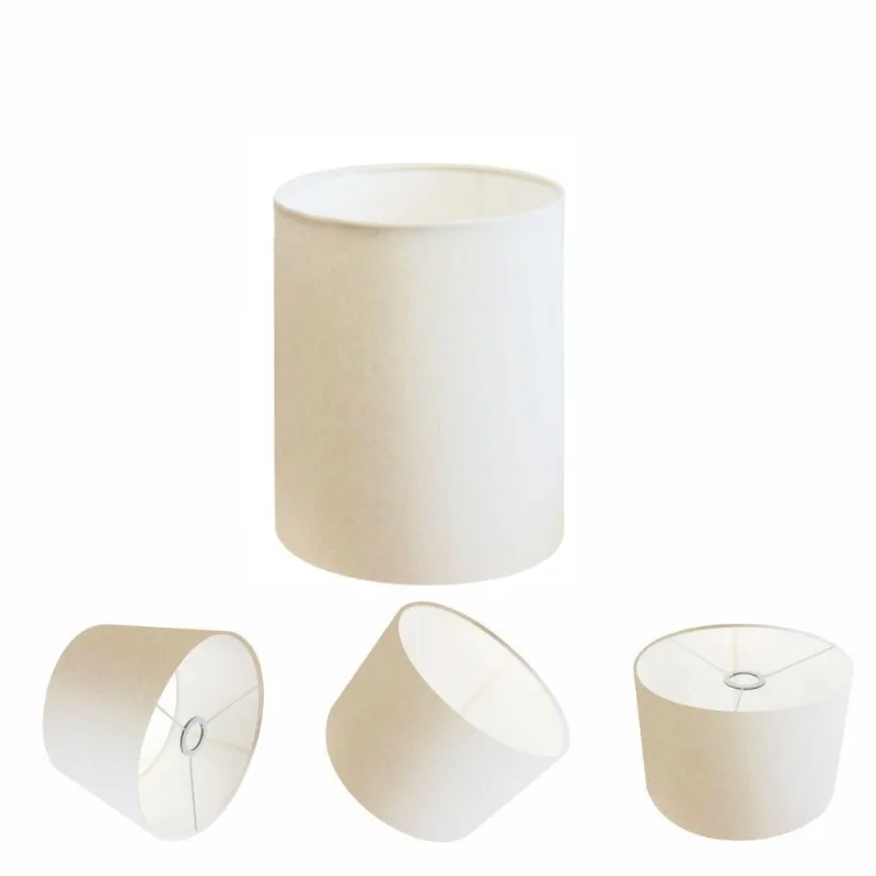 Cúpula para Abajur e Luminária CP-8001 Cilíndrica 13X15CM Resistente à Maresia Branco Vivare Brasil