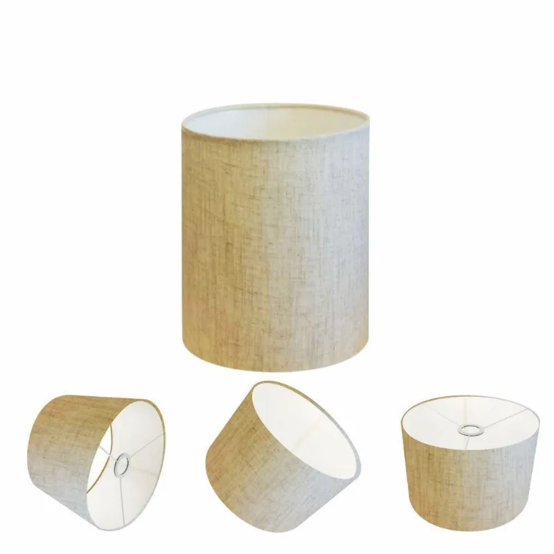Cúpula para Abajur e Luminária CP-8001 13X15CM Resistente à Maresia rústico-bege Vivare Brasil