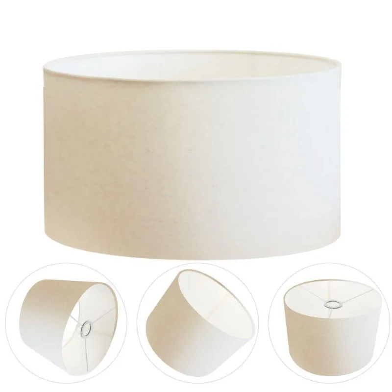 Cúpula para Abajur e Luminária CP-8028 Cilíndrica 60X30CM Resistente à Maresia Branco Vivare Brasil