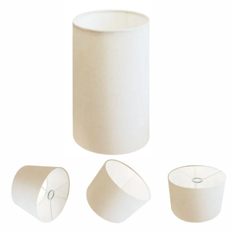 Cúpula Abajur Cilíndrica Cp-7002 ø13x30cm Branco