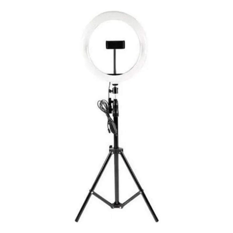 Ring Light Led Iluminador Tripé 210cm Luz Profissional 10pol