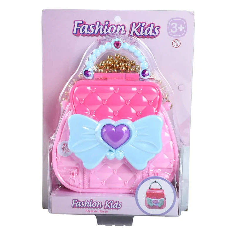 Brinquedo Bolsa de Beleza Fashion Kids com LED Plástico 6 Peças LM3180 - honeyhome - honeyhome