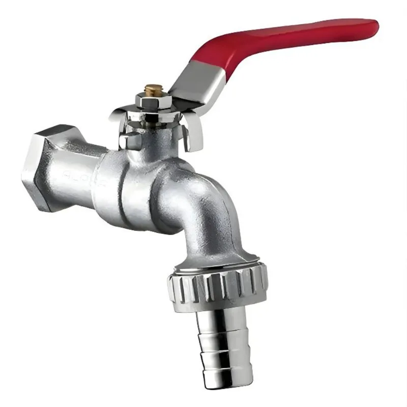 Torneira de Jardim Esfera 1/2 x 3/4 com Adaptador Metálico para Mangueira