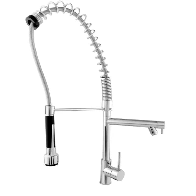 Monocomando para Cozinha Mesa Bica Alta 1/4V Cromado Gourmet 52cm - HIGO - Cozinhas E áreas De Serviço