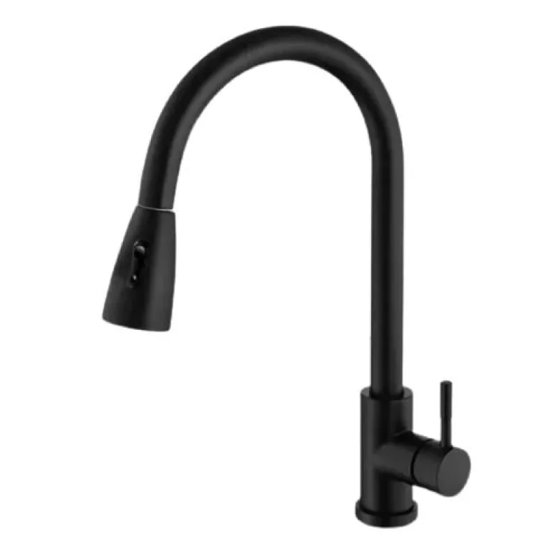 Monocomando para Cozinha Mesa Bica Alta Preto Ducha Extensível 2716 Higo - HIGO - Cozinhas E áreas De Serviço