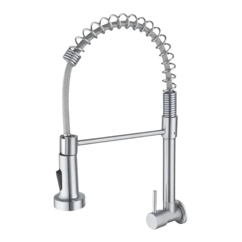 Torneira para Cozinha Parede 1/4V Bica Alta Cromada Gourmet Flex - HIGO