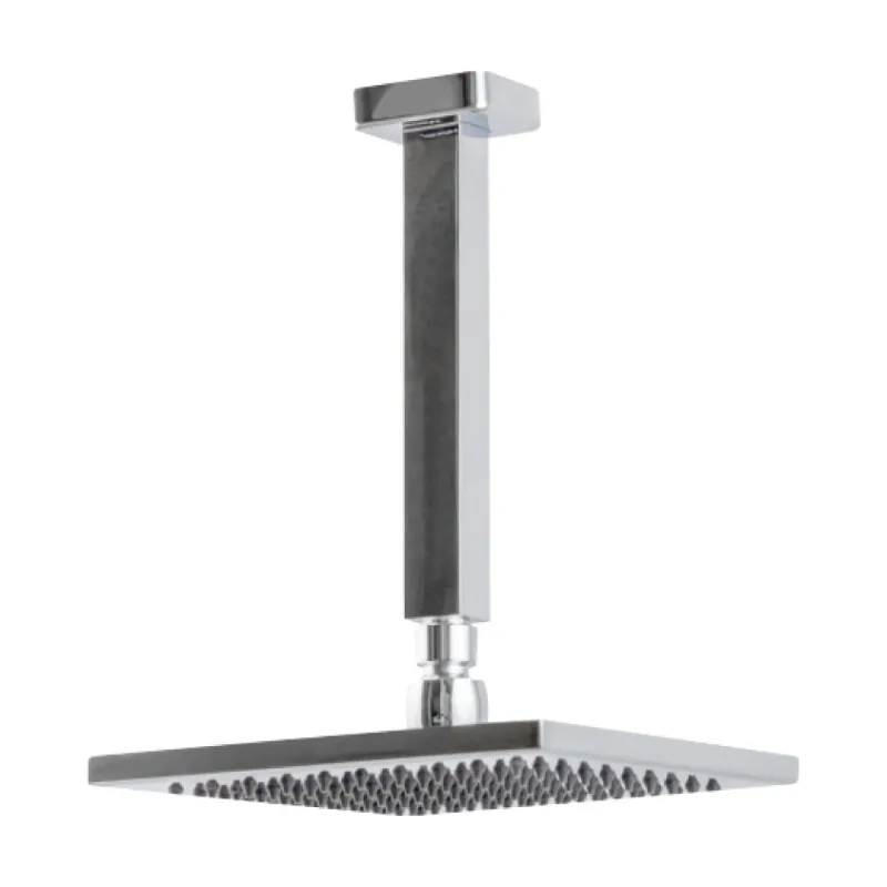 Chuveiro Quadrado Metal Teto 20cm Slim Higo Chuveiro Quadrado Metal Teto Cromado 20cm Slim - HIGO