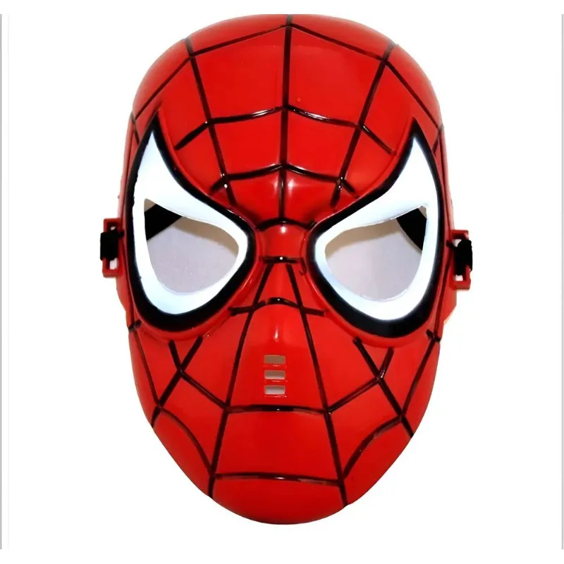 Máscara Infantil do Homem-Aranha de Plástico para Crianças Personagem