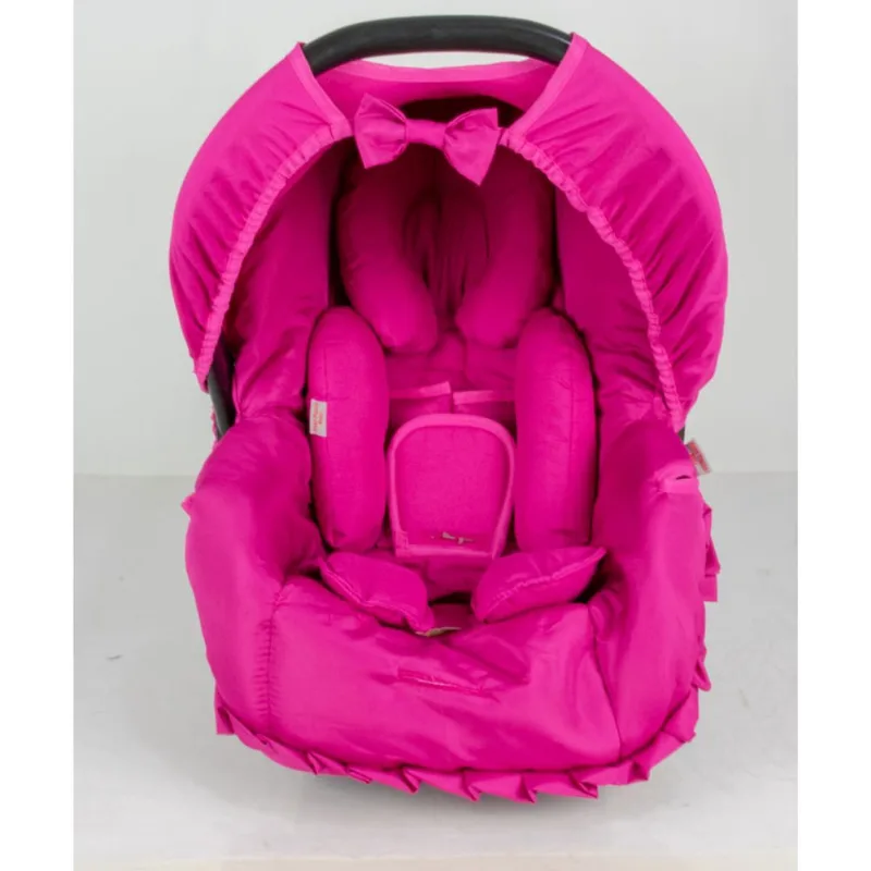 Kit capa de bebê conforto E redutor - pink