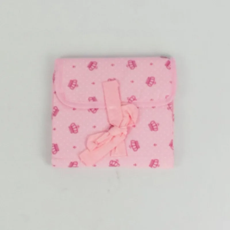Trocador portátil - coroa rosa