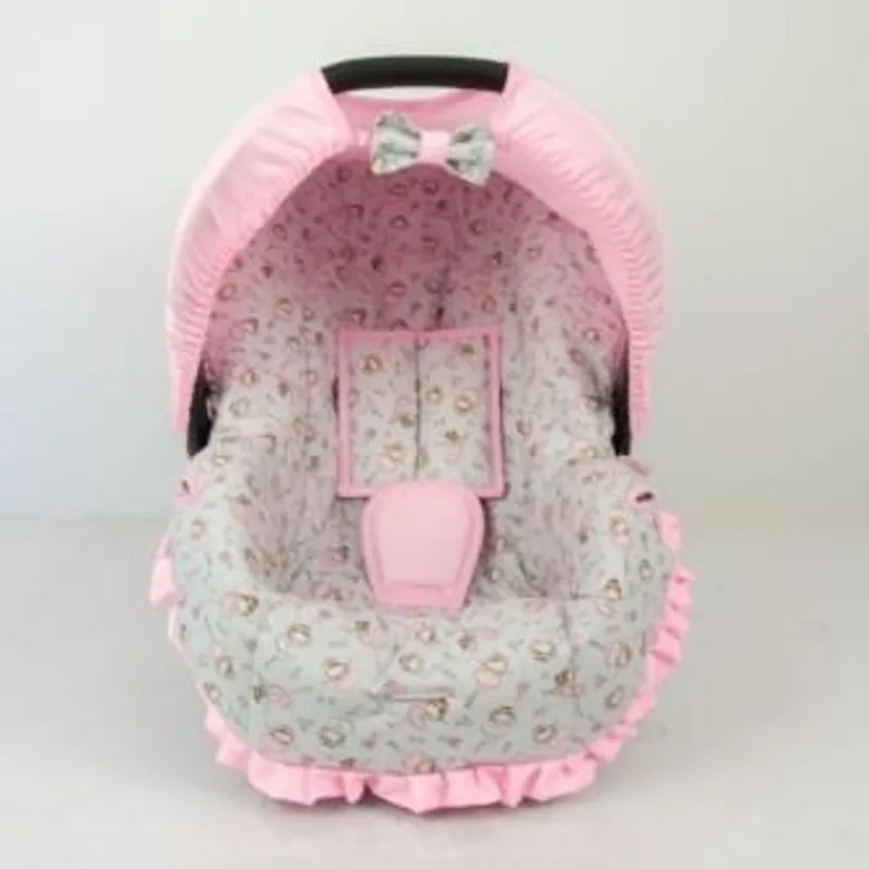 Capa para bebe conforto - bailarina rosa - alan pierre baby