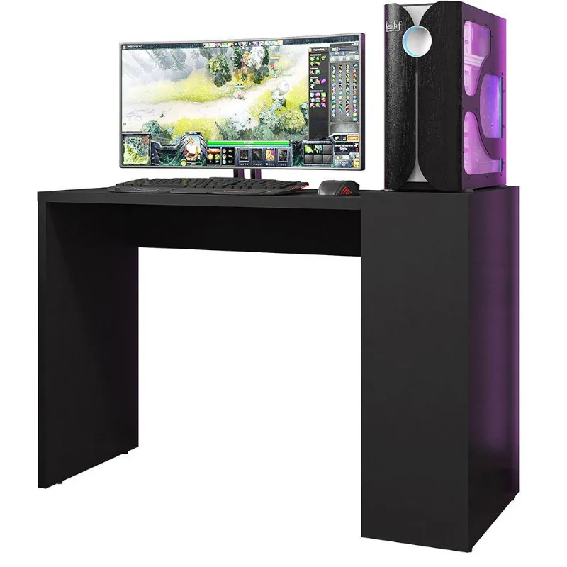 Mesa Para Computador Notebook PC Gamer Magic B01 Preto - Lyam Decor - Lyam Decor