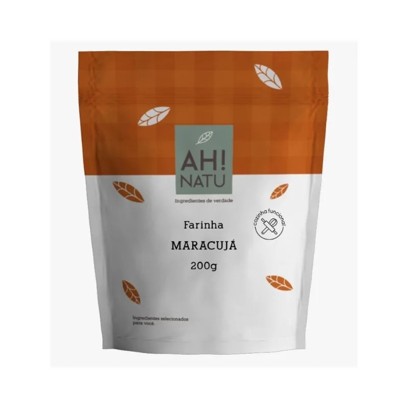Farinha de maracuja 200g rica em pectina ah! natu