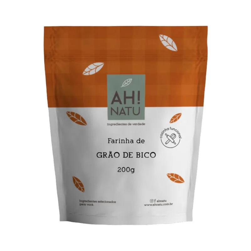 Farinha De Grão De Bico 200g Ah Natu - Não Informado - Mercearia