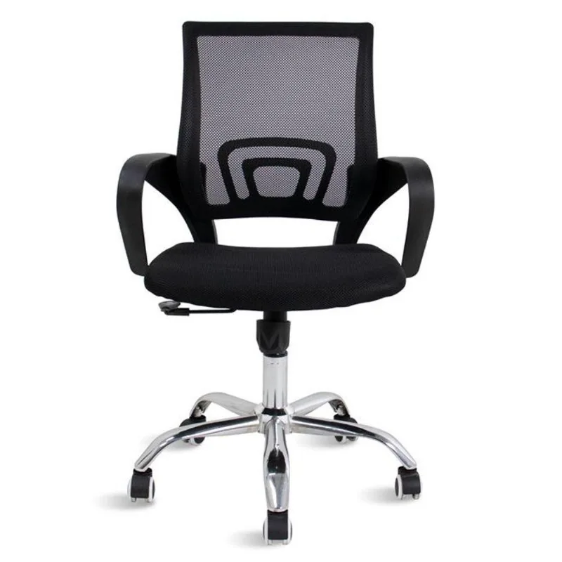 Cadeira De Escritório Mesh Diretor Giratoria New Java - Preta