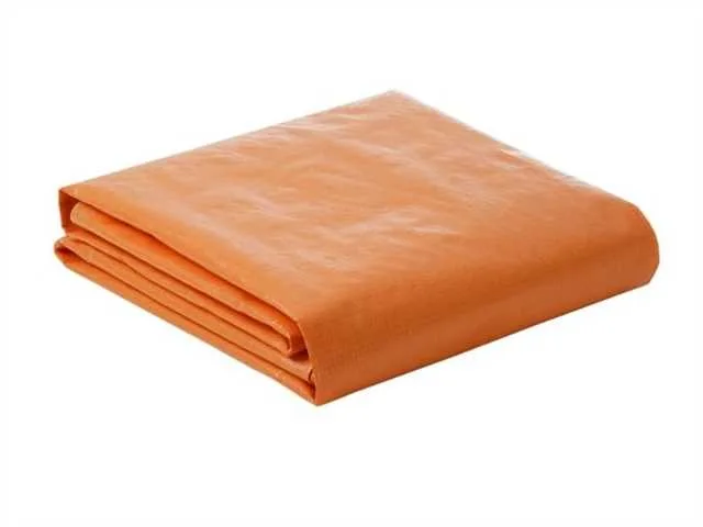 Lona Polietileno Laranja 12mx12m Encer. com ilhós Lona Forte PLÁSTICOS PR - PLASTICOS PR