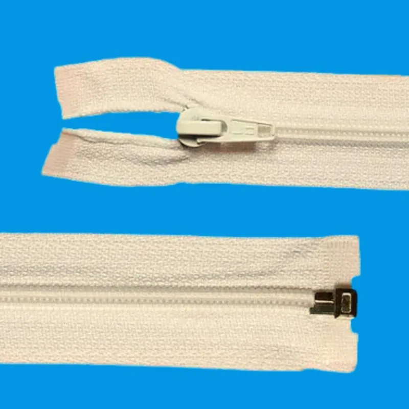 Ziper Nylon Destacavel Zd N5 70cm Cor Natural Cru 296