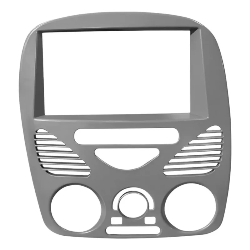 Moldura para central multimidia MP5 7 pol 2 din siena strada palio 2002 A 2014 com ar