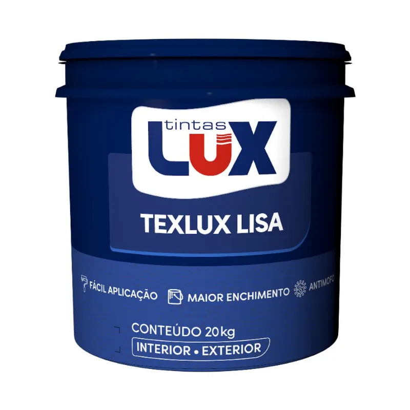 Textura Externa Lisa Texlux Pérola 20Kg - Tintas Lux
