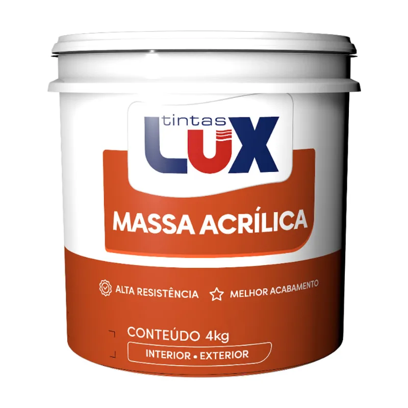 Massa Acrilica 4Kg - Tintas Lux