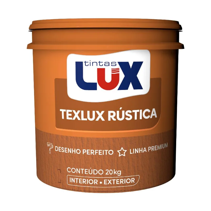 Textura Externa Rústica Texlux Areia 20Kg - Tintas Lux