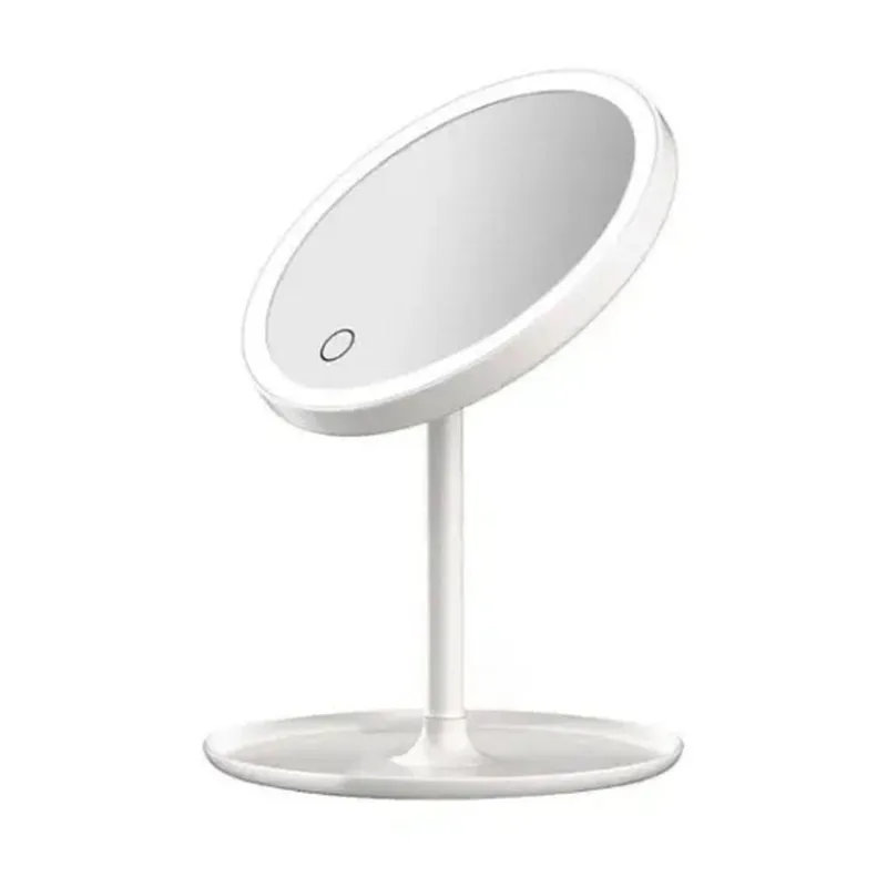 Espelho De Mesa Com Luz Led 27cm