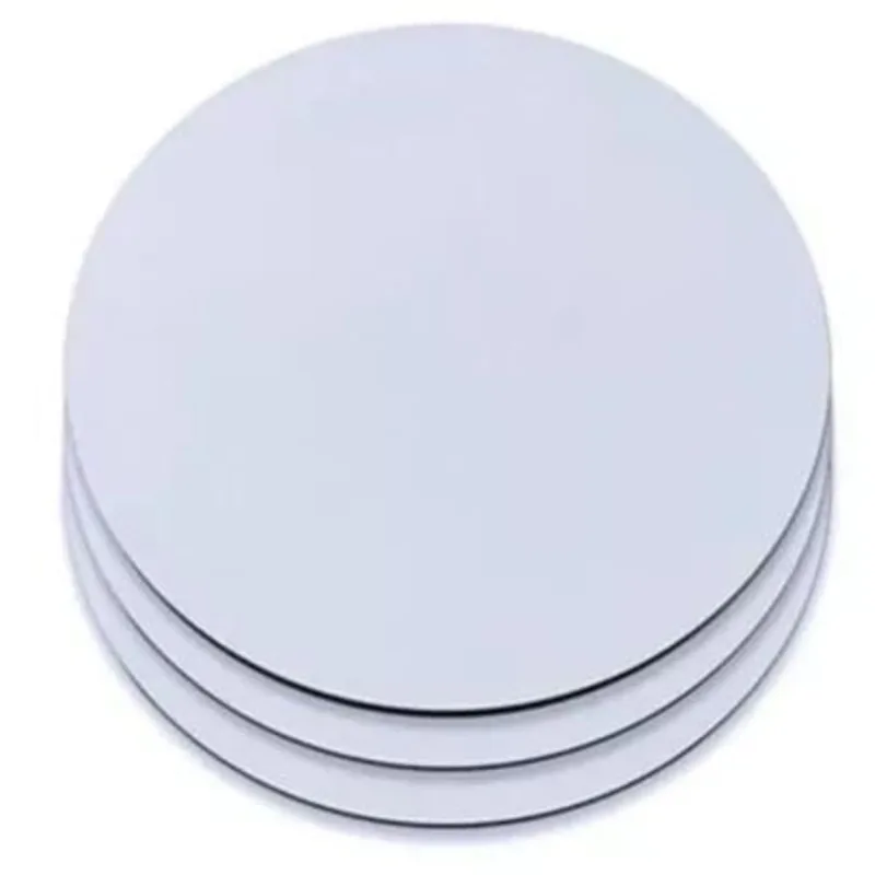 Cake Board - Kit 10 Unid - Prato de Bolo - Redondo - mdf - Branco - 15cm